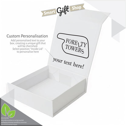 Forelty Towers Themed: Personalised Branded 9 Golf Ball Set in Customised Box - Golfer's Gift, Father's Day, Wedding Favour, Birthday, Fawlty Towers