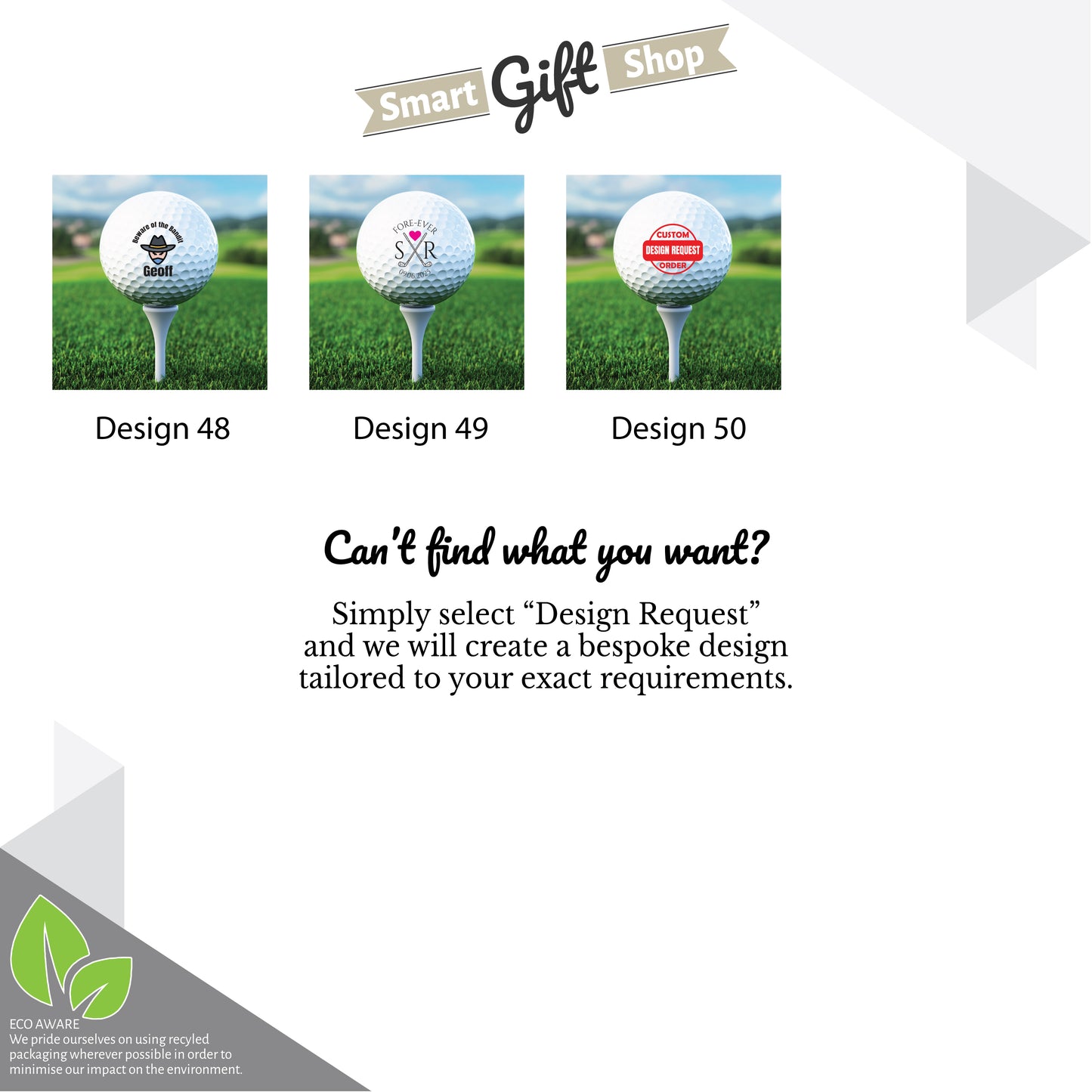 Personalised Branded 9 Golf Ball Set in Customised Box - Golfer's Gift, Father's Day, Wedding Favour, Birthday, Valentines, Pet Photo Text Logo