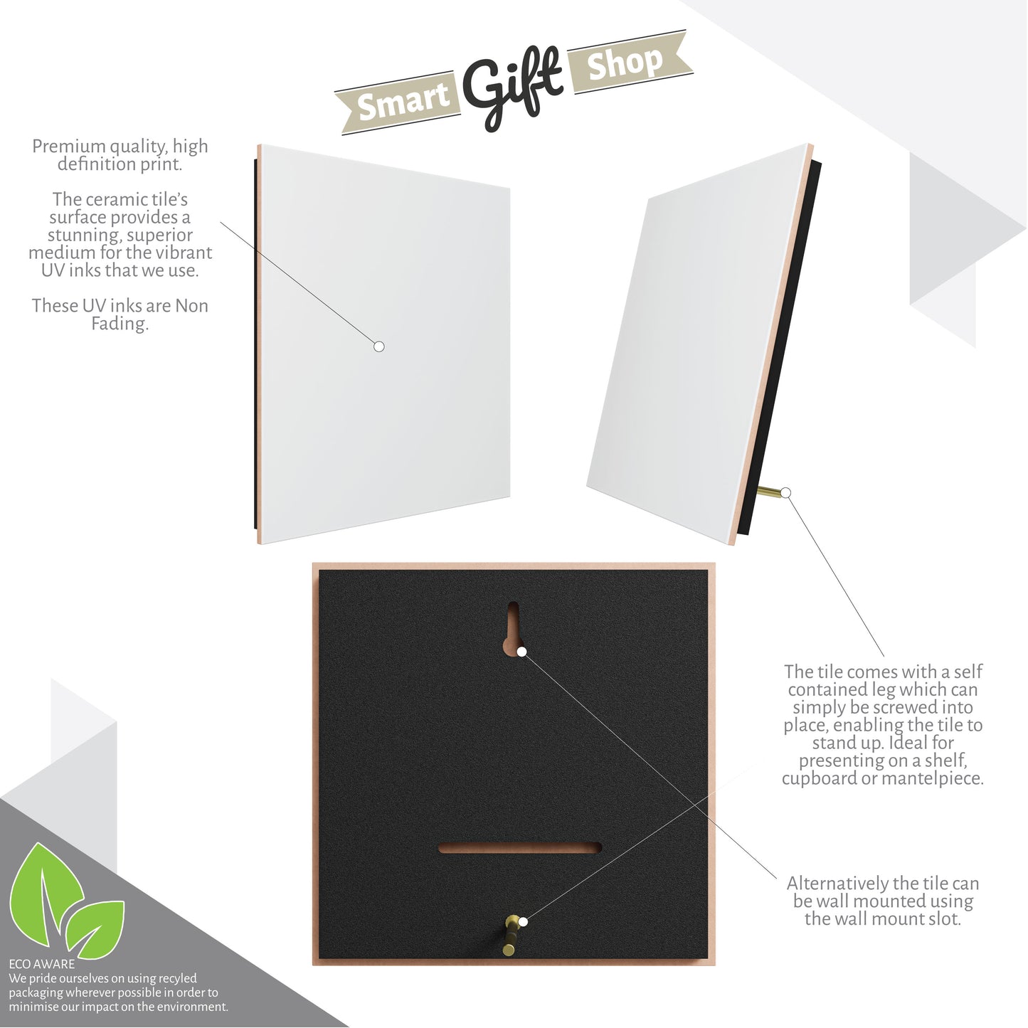 Personalised Baby Lion Artwork - Framed CERAMIC TILE Print