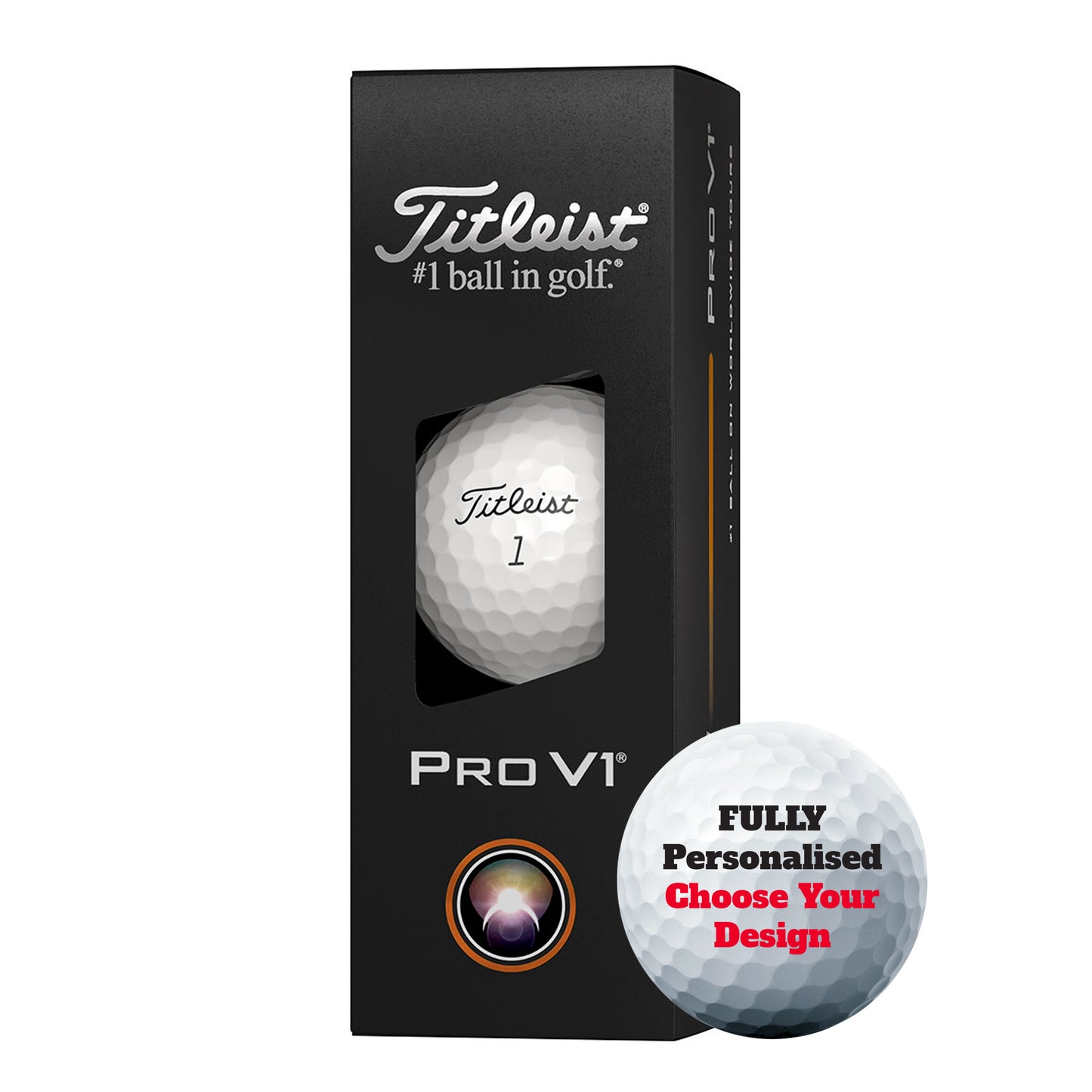 Personalised Branded 3 Golf Ball Sleeve - Golfer's Gift, Father's Day, Wedding Favour, Birthday, Valentines, Pet Photo Text Logo