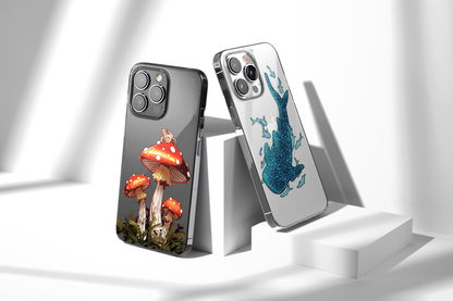 Daisy Mitchell @dibbuns Exclusive Sardine Fish Tin Design Contemporary Artwork Phone Case CLEAR Silicone Phone Cover Case for iPhone 16 15 14 13 12 11