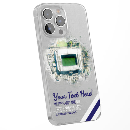 Personalised Phone Case Cover Football Team Stadium Water Colour Effect Style Customised for iPhone 16 15 14 13 12 11 Range