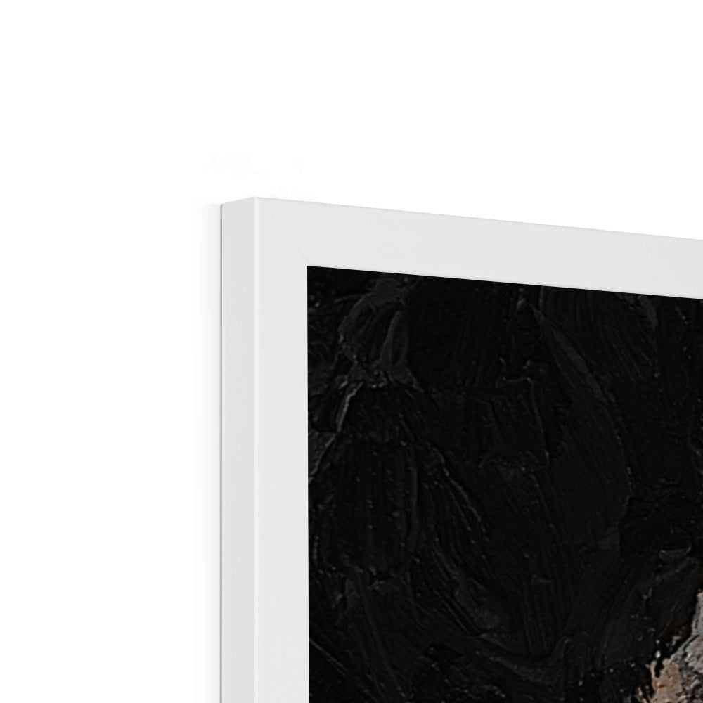 Tiger Oil Palette Print Framed Print