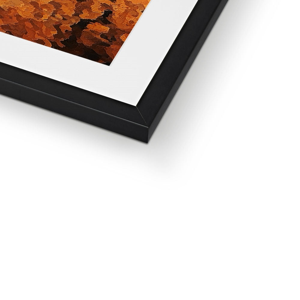 Tiger Oil Palette Print Framed & Mounted Print
