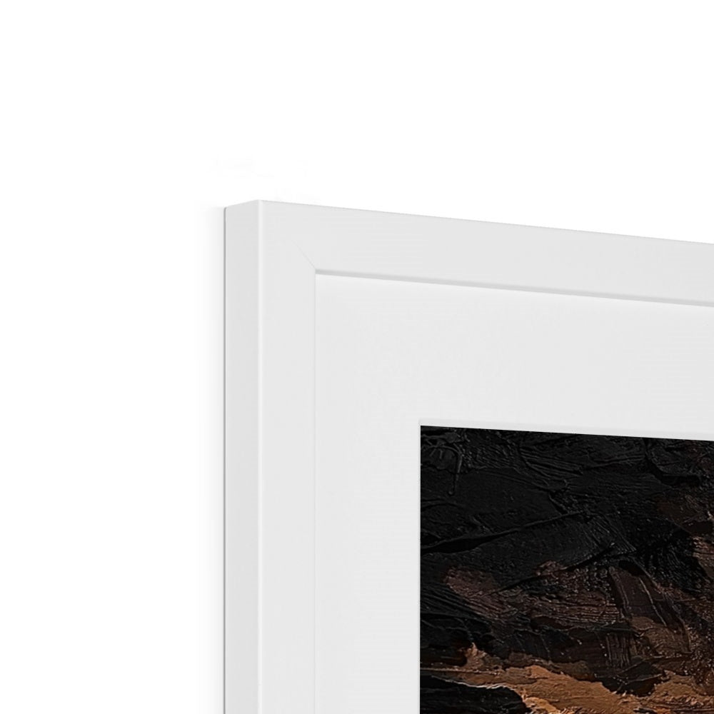 Lion Oil Palette Print Framed & Mounted Print