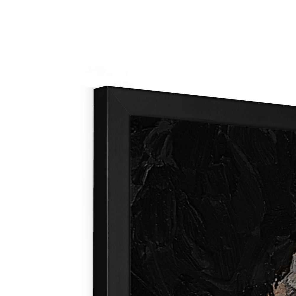 Tiger Oil Palette Print Framed Print