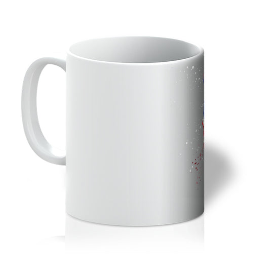 Queen Elizabeth II Commemorative Splatter Artwork Mug