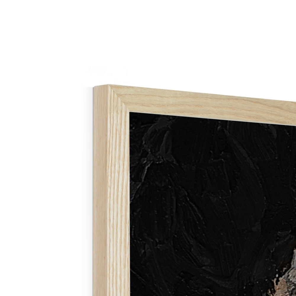 Tiger Oil Palette Print Framed Print