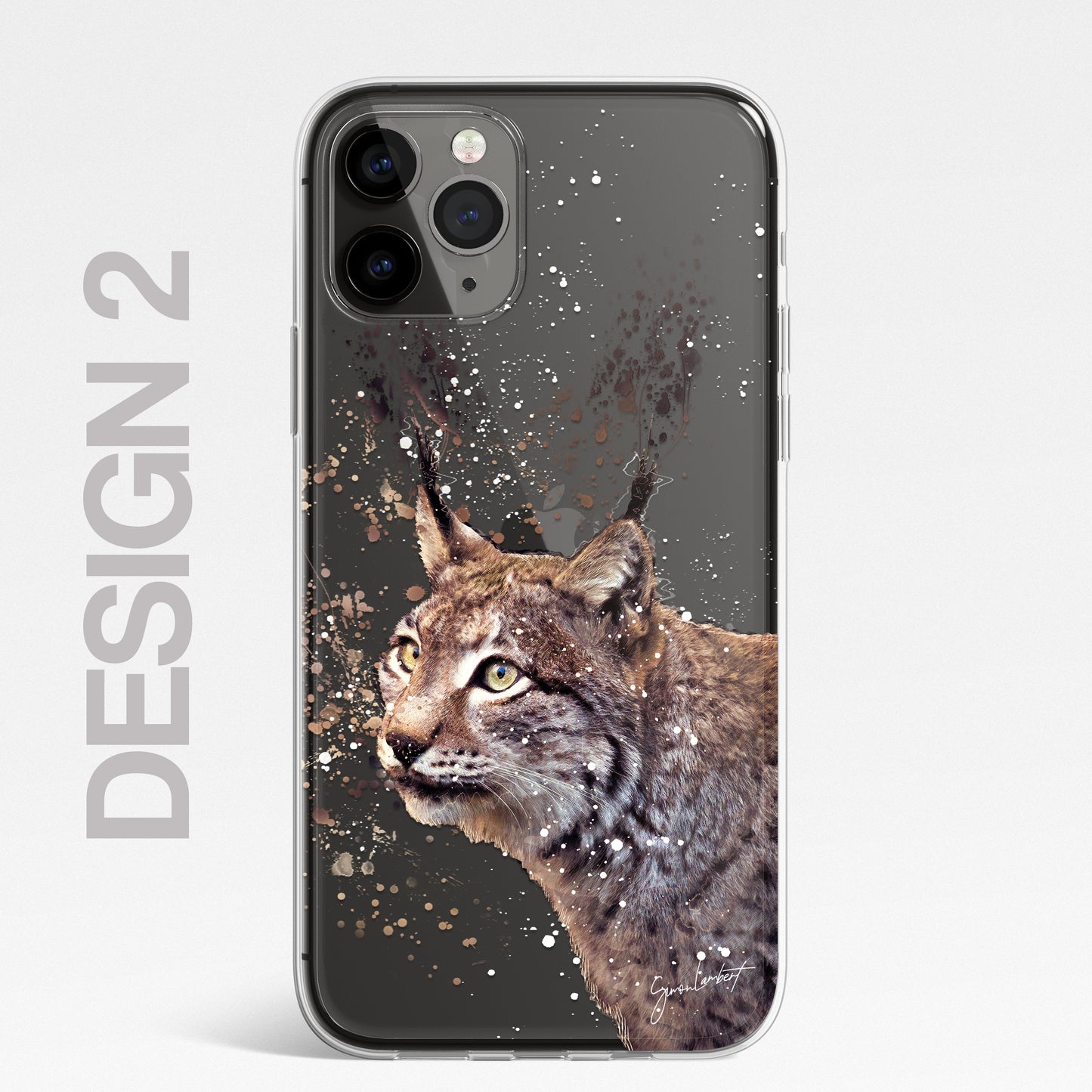 American Animals Phone Case Splatter Art CLEAR Cover Case for iPhone 14 13 12 +