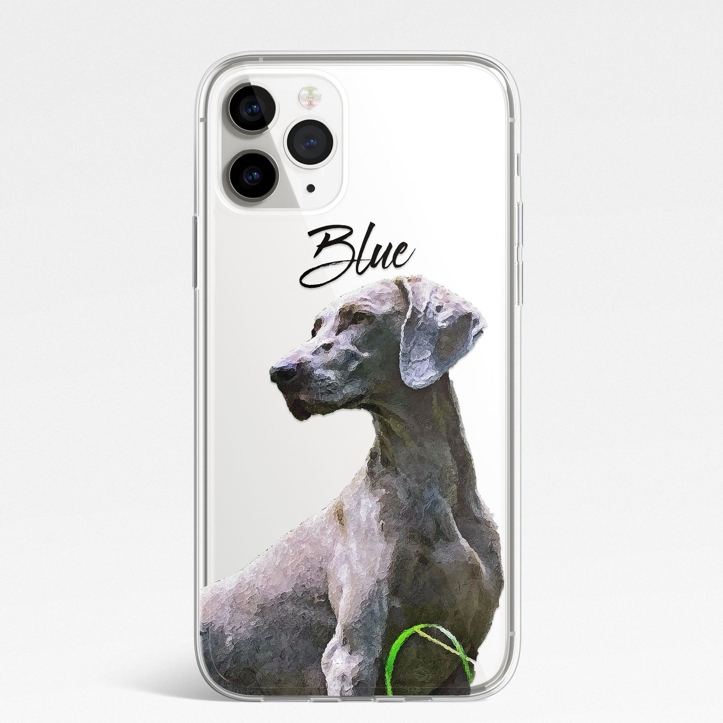PET Painting Portrait OIL Dog Cat Personalised CLEAR Cover Case for iPhone 14 13