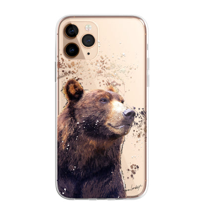 American Animals Phone Case Splatter Art CLEAR Cover Case for iPhone 14 13 12 +