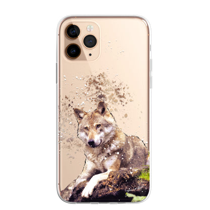 American Animals Phone Case Splatter Art CLEAR Cover Case for iPhone 14 13 12 +