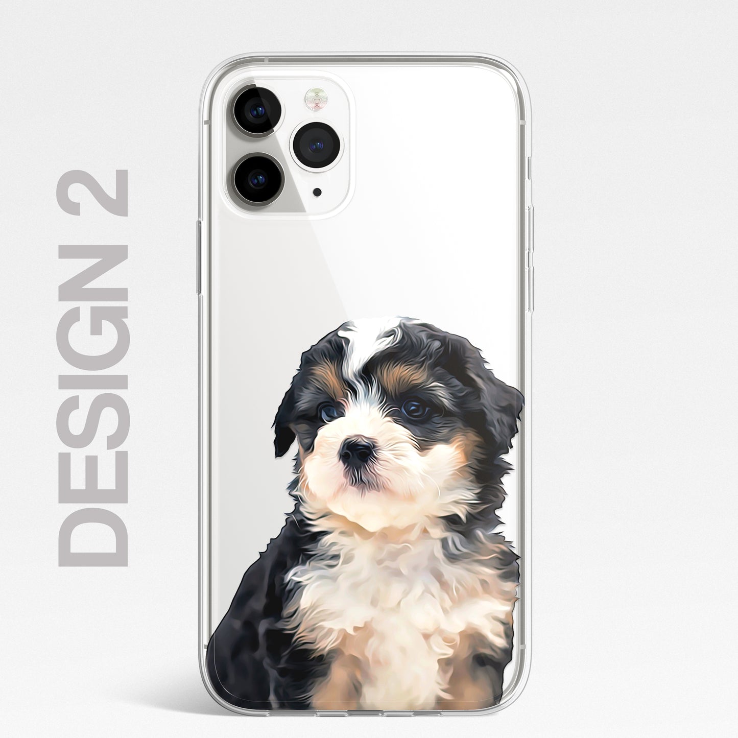 Doodle Cockapoo Dog Pet Phone Case Art CLEAR Cover Case for iPhone 14 13 12 Pro+