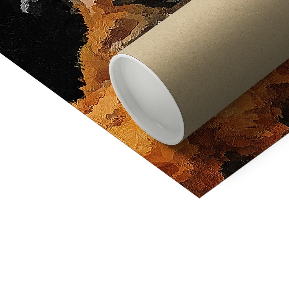 Tiger Oil Palette Print Fine Art Print