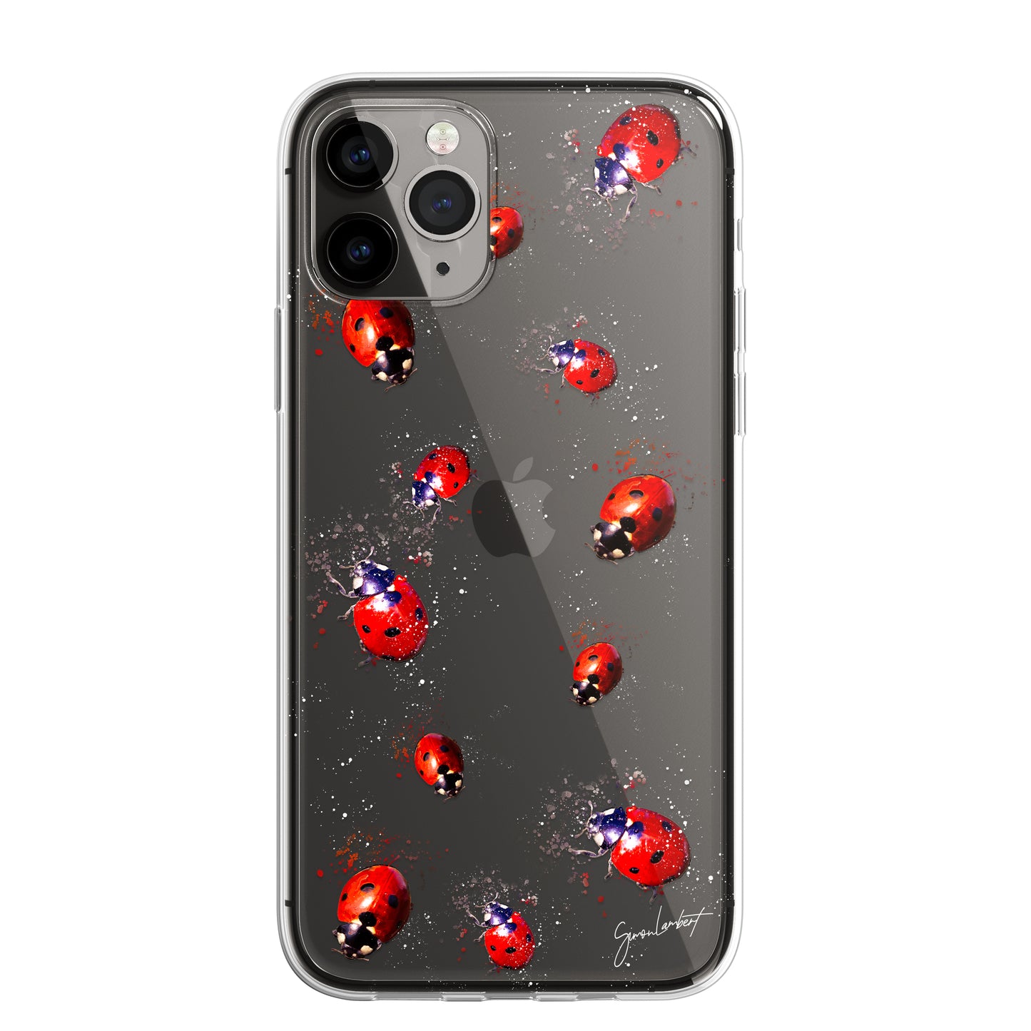 Insects Bumble Bee Case Splatter Art CLEAR Phone Cover Case for iPhone 14 13 12