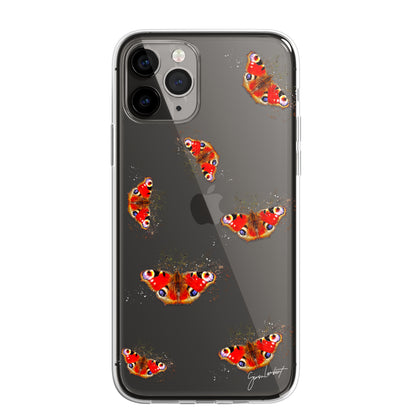 Insects Bumble Bee Case Splatter Art CLEAR Phone Cover Case for iPhone 14 13 12