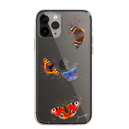 Insects Bumble Bee Case Splatter Art CLEAR Phone Cover Case for iPhone 14 13 12
