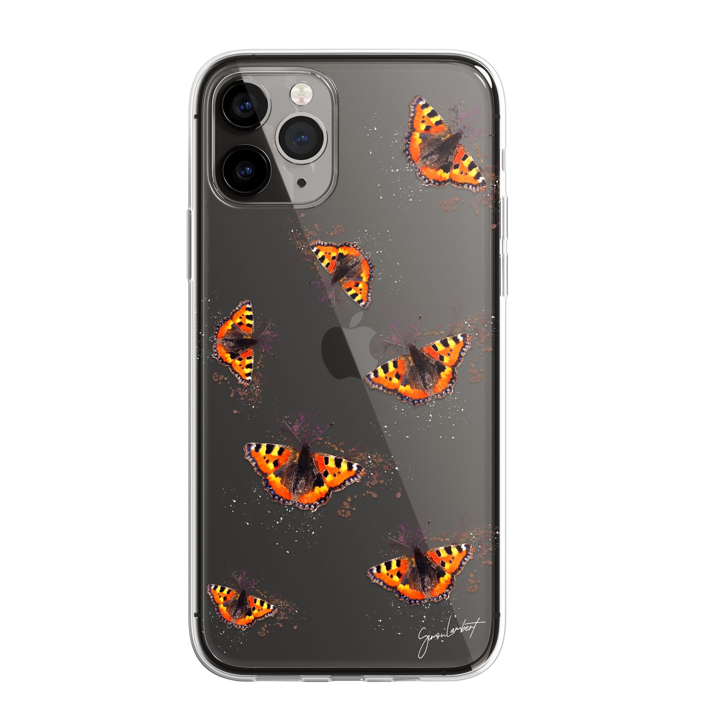 Insects Bumble Bee Case Splatter Art CLEAR Phone Cover Case for iPhone 14 13 12