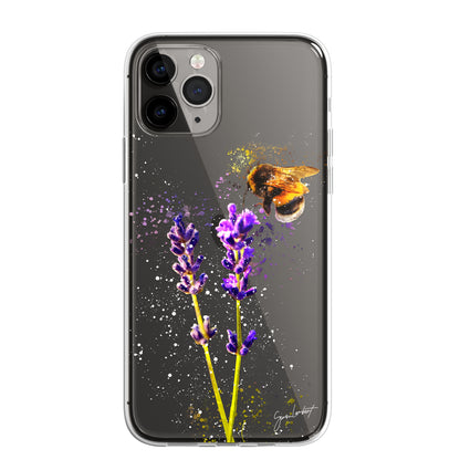 Insects Bumble Bee Case Splatter Art CLEAR Phone Cover Case for iPhone 14 13 12