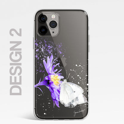 Insects Bumble Bee Case Splatter Art CLEAR Phone Cover Case for iPhone 14 13 12