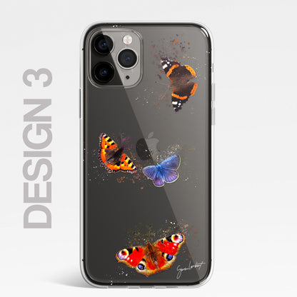 Insects Bumble Bee Case Splatter Art CLEAR Phone Cover Case for iPhone 14 13 12