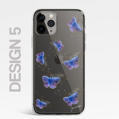 Insects Bumble Bee Case Splatter Art CLEAR Phone Cover Case for iPhone 14 13 12