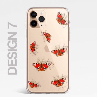 Insects Bumble Bee Case Splatter Art CLEAR Phone Cover Case for iPhone 14 13 12