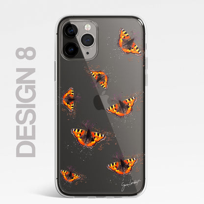 Insects Bumble Bee Case Splatter Art CLEAR Phone Cover Case for iPhone 14 13 12