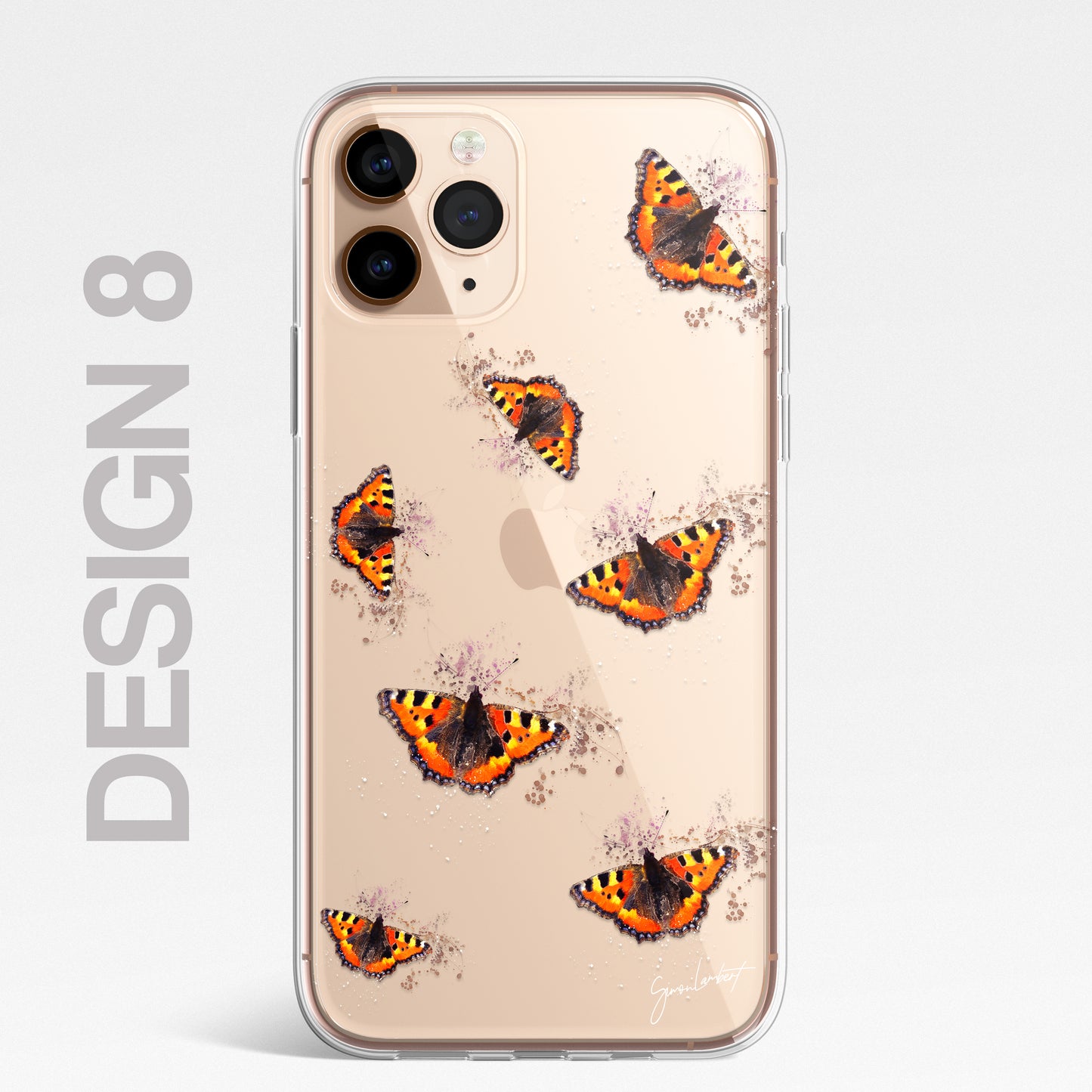 Insects Bumble Bee Case Splatter Art CLEAR Phone Cover Case for iPhone 14 13 12