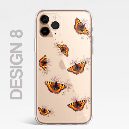 Insects Bumble Bee Case Splatter Art CLEAR Phone Cover Case for iPhone 14 13 12