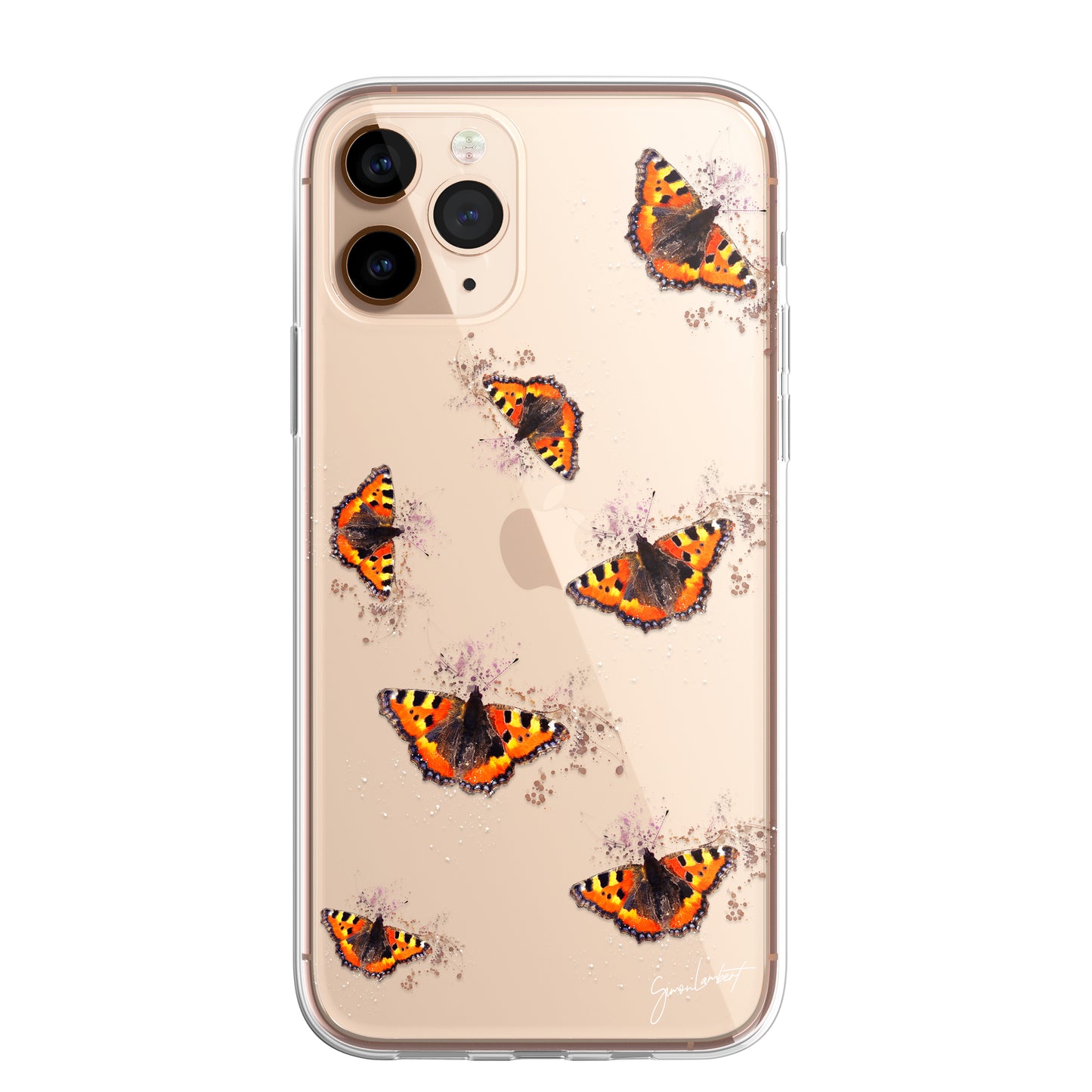 Insects Bumble Bee Case Splatter Art CLEAR Phone Cover Case for iPhone 14 13 12