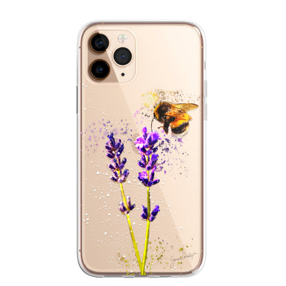 Insects Bumble Bee Case Splatter Art CLEAR Phone Cover Case for iPhone 14 13 12
