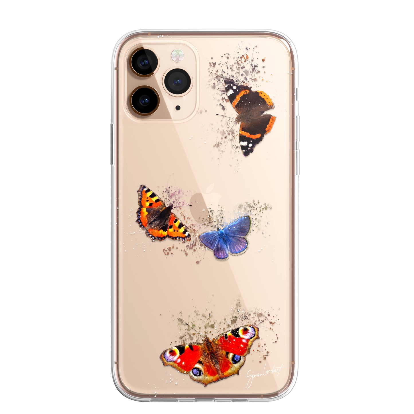 Insects Bumble Bee Case Splatter Art CLEAR Phone Cover Case for iPhone 14 13 12