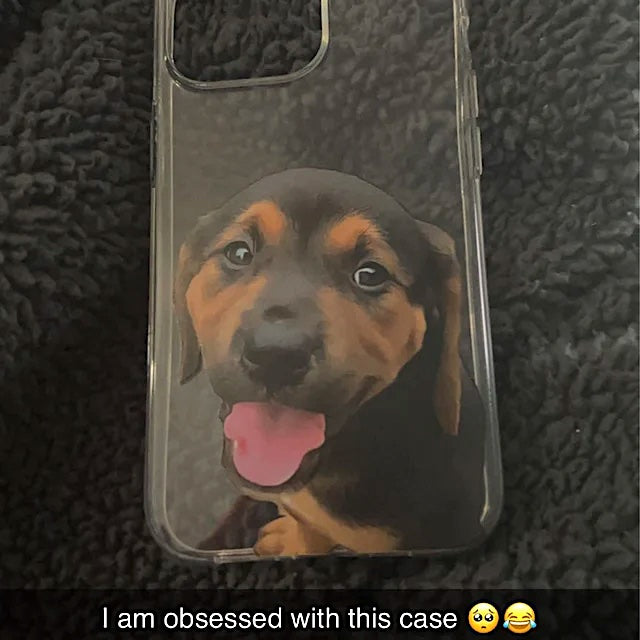 PET Painting Portrait Dog Cat Personalised Phone Cover Case for iPhone 14 13 12+