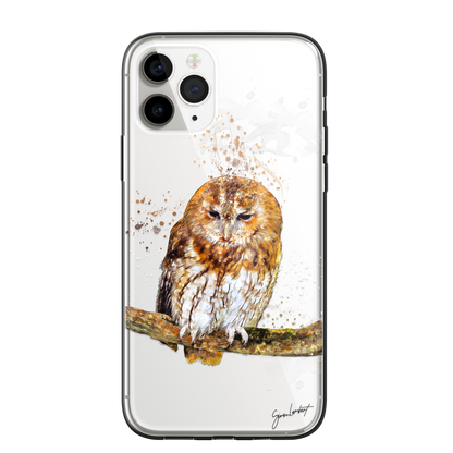 British Birds Phone Case Splatter Art CLEAR Cover Case for iPhone 14 13 12 Pro +