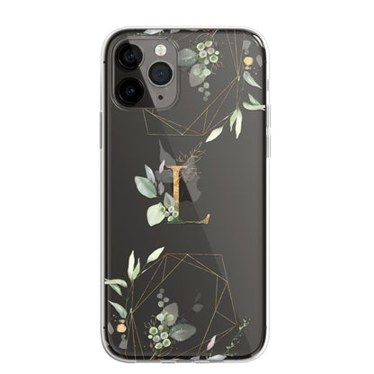 Personalised Floral Botanic Custom CLEAR Cover Case Flower for Samsung S21 S20